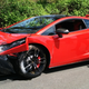 Illustration for article titled Lamborghini Crashes On Race Track For Once, Not On Roads
